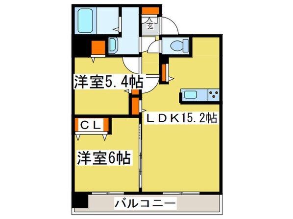 フェバリット ラ ジェットの物件間取画像